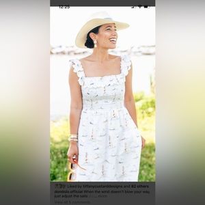 NWT Dondolo Violet Nantucket Dress